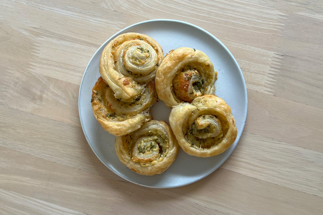 Garlic Puff Pastry Rolls