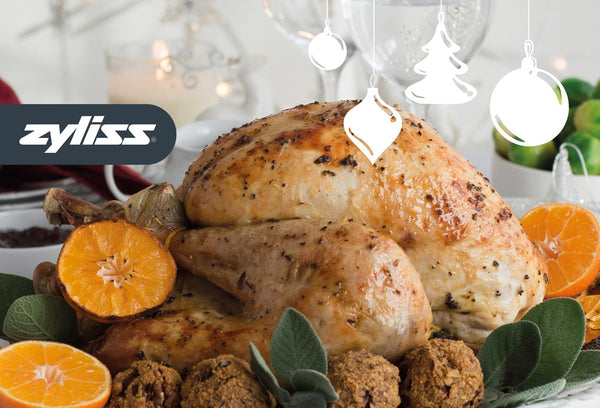 Sage and Clementine Roast Turkey with Sage and Onion Stuffing Zyliss UK