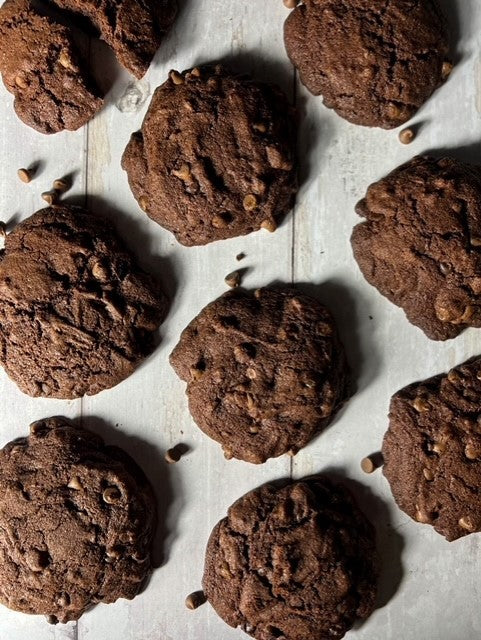 Katrina Lander's Gluten Free Double Chocolate Chip Cookies in 3 simple steps Zyliss UK