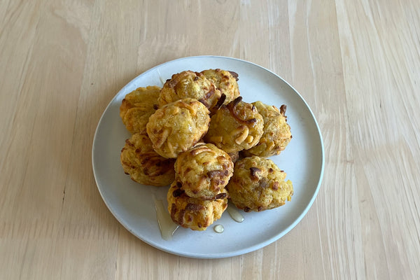 Crispy Halloumi and Potato Tots