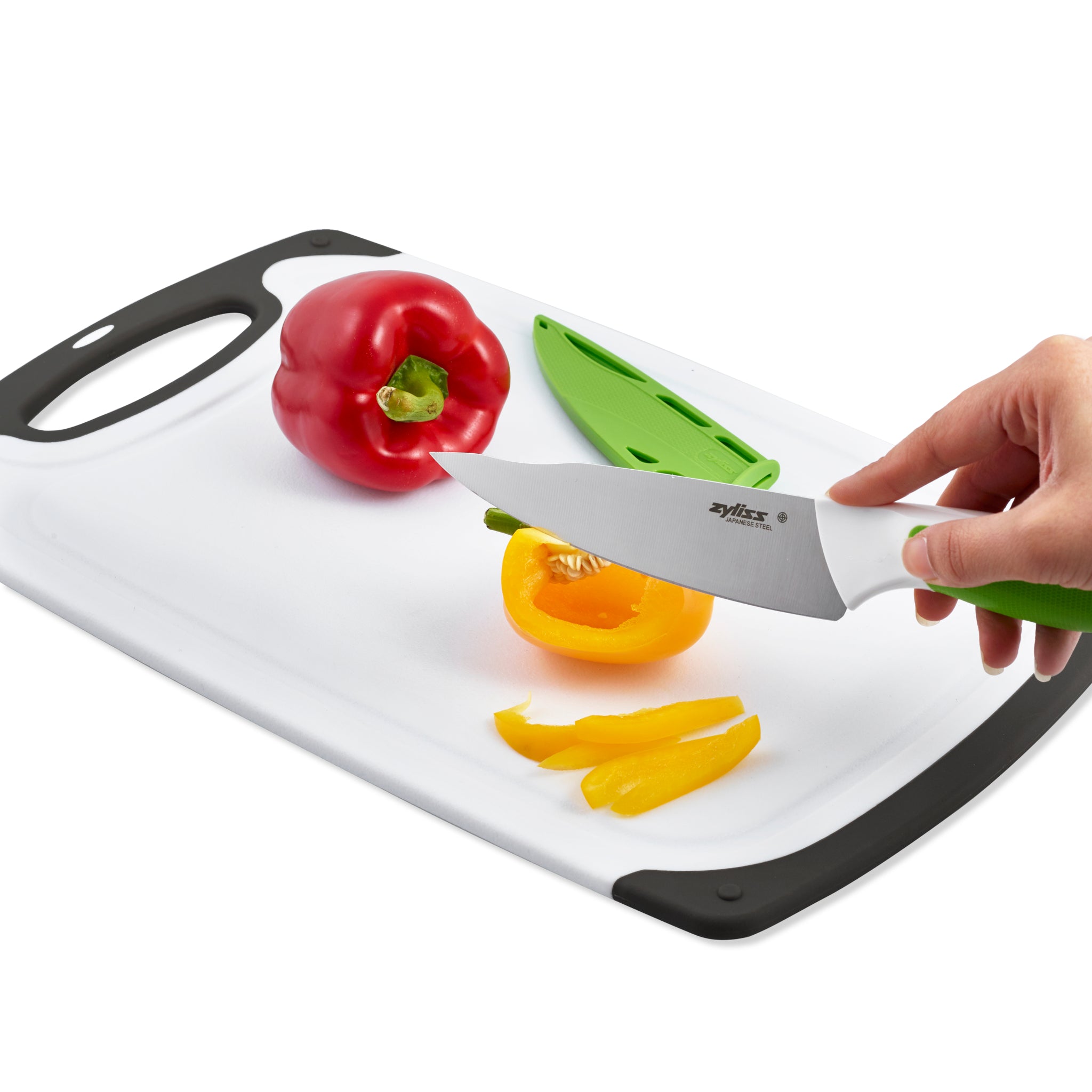 Zyliss 4-Piece Comfort Knife & Chopping Board Set – Everyday Food