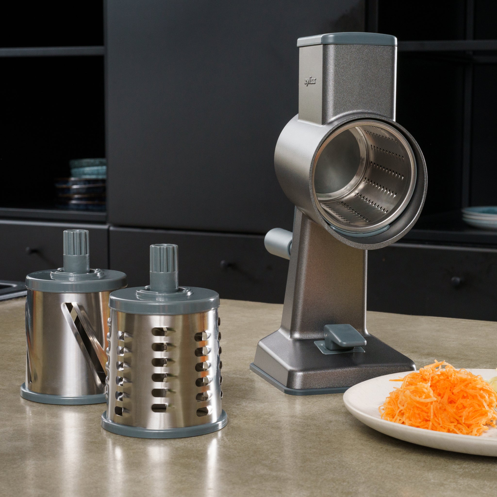 Zyliss Gourmet Drum Grater - Precision Kitchen Grating Tool