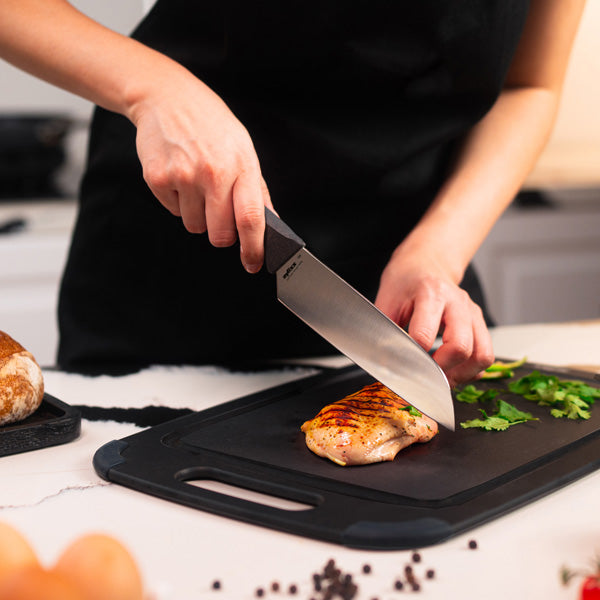 Zyliss Santoku Knife In Use