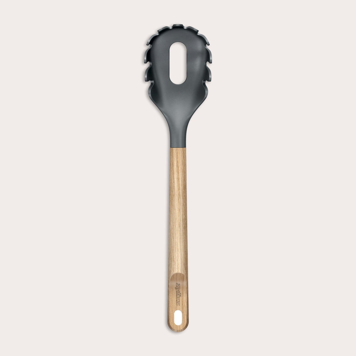 Oak Wood Spaghetti Server