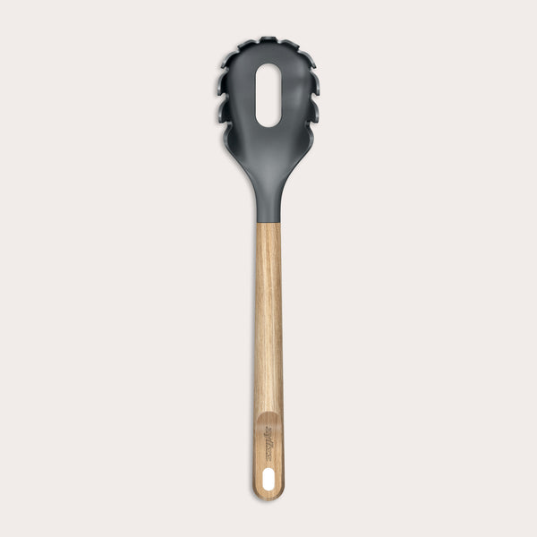 Oak Wood Spaghetti Server