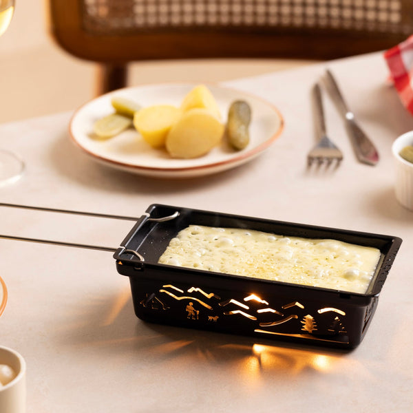 Zyliss Tandem Candlelight Fondue & Raclette Set — lifestyle