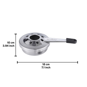 Zyliss Adjustable Fondue Burner — dimensions