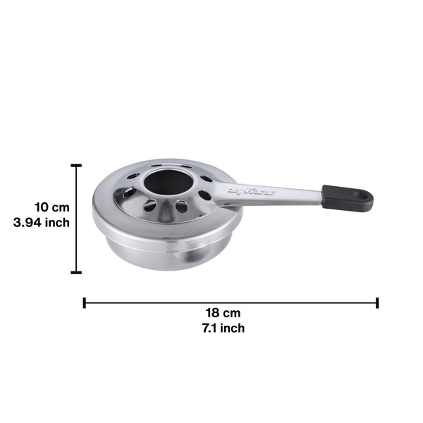 Zyliss Adjustable Fondue Burner — dimensions
