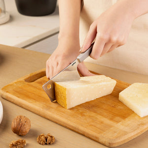 Zyliss Signature Cheese Cleaver 99mm/3.9in — in use