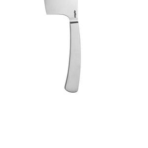 The Zyliss Signature Cheese Cleaver is shown vertically on a white background, with only the handle and part of the stainless steel blade visible on the right side of the image.