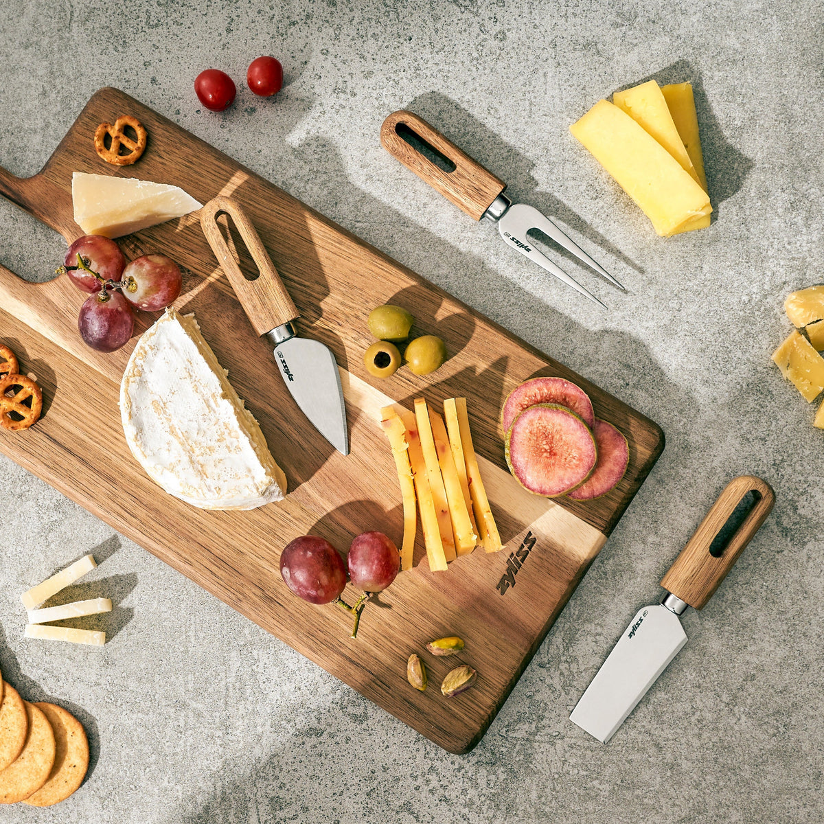 Zyliss Artisan 3 Piece Petite Knife Set — lifestyle