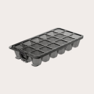 zyliss Classic Ice Cube Tray with its lid closed.