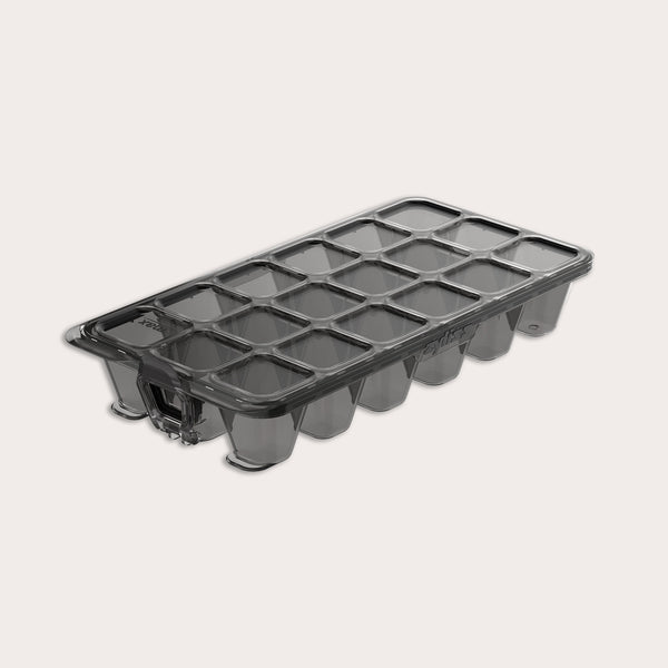 zyliss Classic Ice Cube Tray with its lid closed.