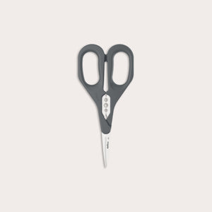 The Zyliss Herb Snippers feature dark gray handles and stainless steel blades, displayed against a plain light background.