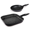 Ultimate Non-Stick Induction Safe Frying Pan 28cm and Grill Pan 26cm