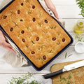 Non-Stick Carbon Steel Large Shallow Oven Baking Tray