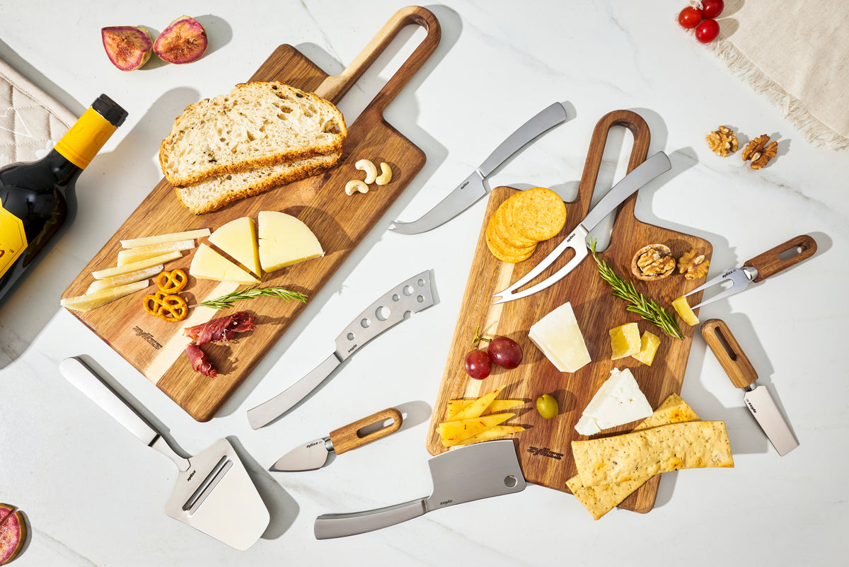 Zyliss 3 Piece Signature Cheese Knives & Serving Board Set — product range