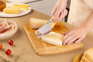 Zyliss Signature Cheese Cleaver 99mm/3.9in — in use