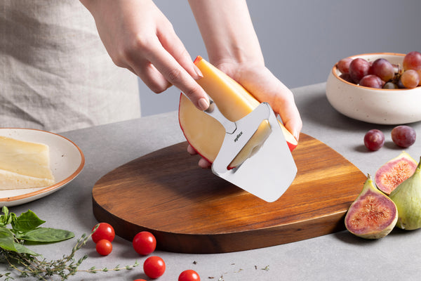 Zyliss Signature Cheese Plane 97mm/3.8in — in use