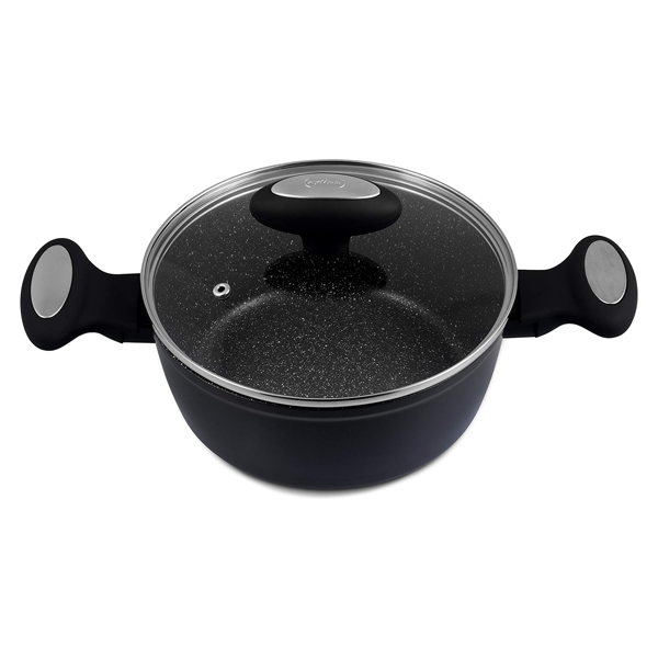 Ultimate Non-Stick  Induction Safe Stock Pot with Lid 20cm Zyliss UK