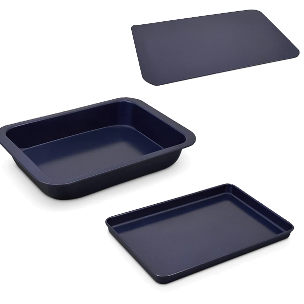 Large 36cm Flat Non Stick Cookie Biscuit Oven Baking Sheet Tray Sheet