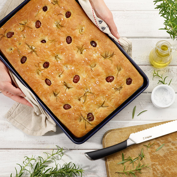Non-Stick Carbon Steel Large Shallow Oven Baking Tray x2 - Zyliss UK